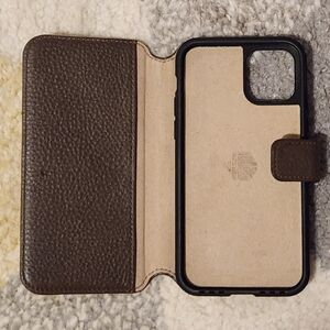 Genuine Leather Folio Case - iPhone 11